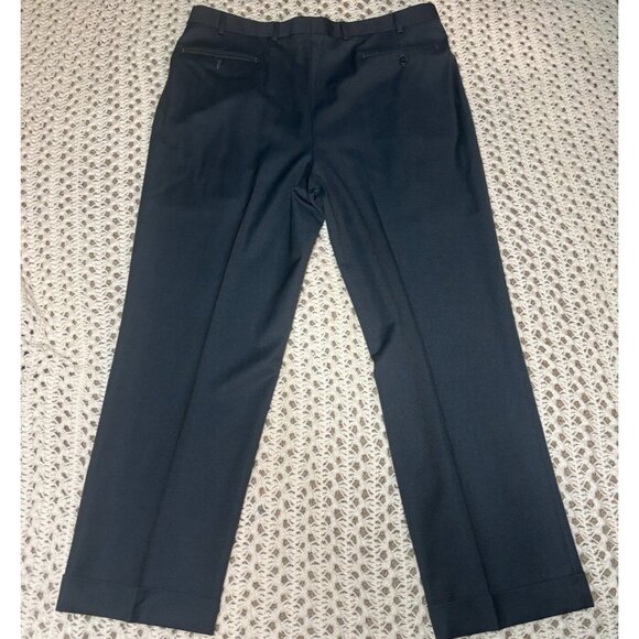 Zanella Neiman Marcus Gray-Blue Wool Dress Pants Slacks 38x30 Trousers Italy - Picture 3 of 7